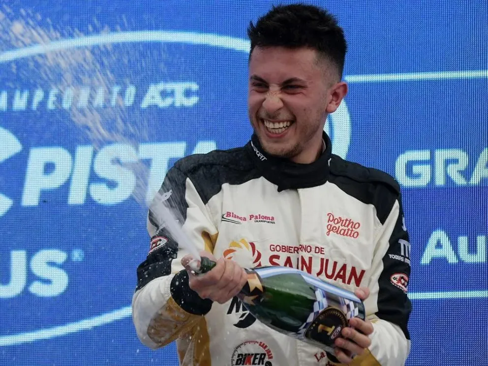 Tobías Martínez logró su séptima victoria y estableció el récord en el TC Pista
