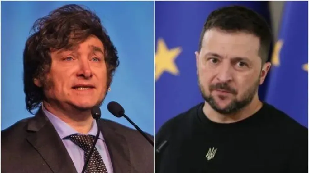 Zelensky, el presidente de Ucrania, vendrá a la asunción de Milei 
