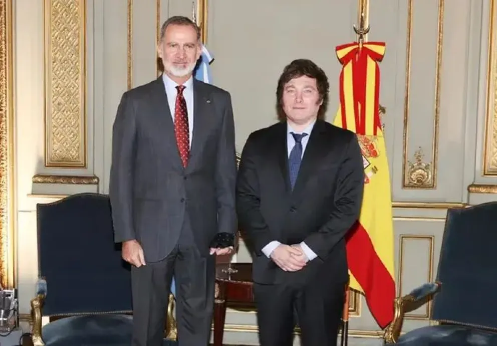 Milei recibió al rey de España y otras autoridades extranjeras que estarán en la asunción