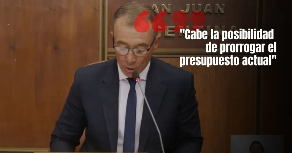 Martín no descartó la prórroga del presupuesto 2023