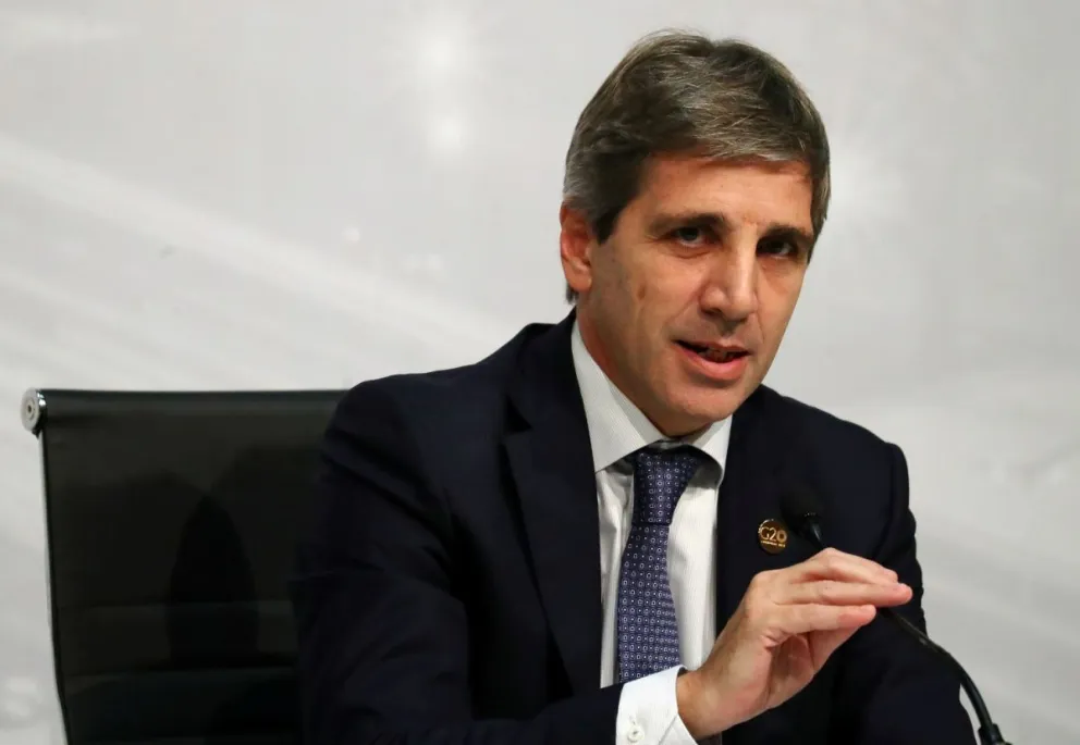 El mensaje económico de Caputo será grabado 
