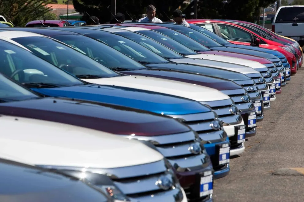 Jáchal y Valle Fértil, con el parque automotor funcionando al 40%