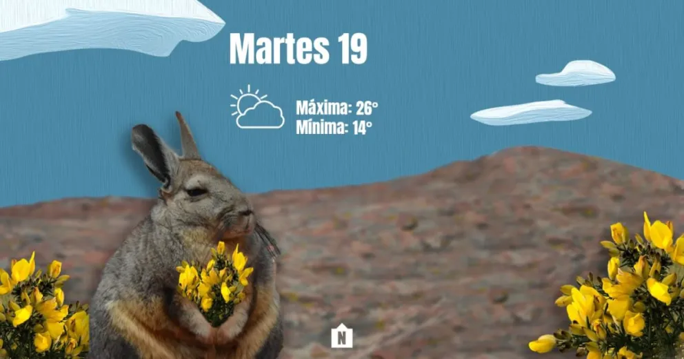 El tiempo para hoy martes: intervalos nubosos y algunas ráfagas de viento