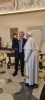  El Papa Francisco recibe a Alberto Fernández en una audiencia privada