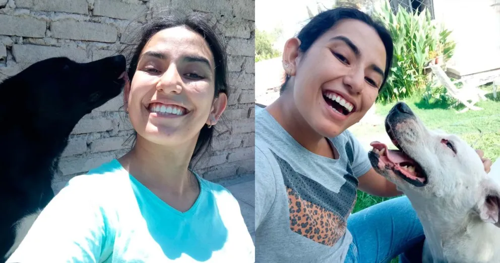 María Torres, la niñera sanjuanina de "peluditos" que convierte su pasión en profesión 