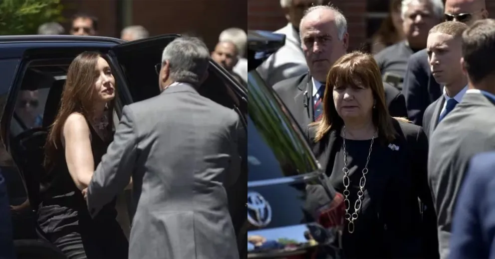 La vicepresidenta Villarruel y Patricia Bullrich asistieron al velorio de Umma
