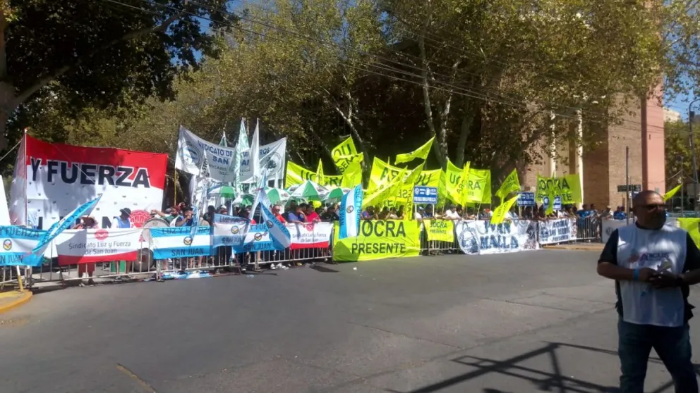 Paro de la CGT: la movilización sanjuanina en fotos