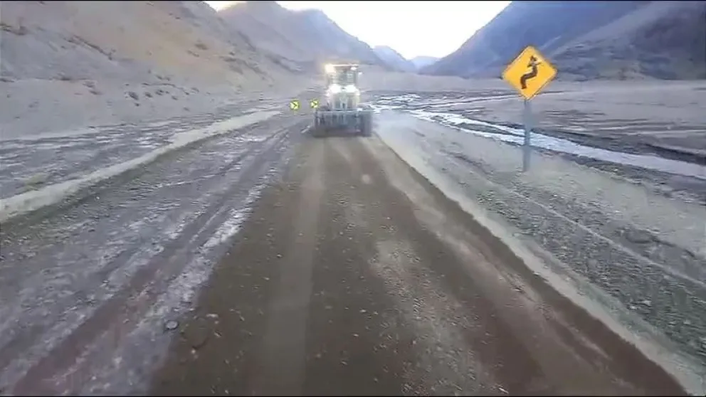 Cerraron temporalmente el Paso Internacional de Agua Negra por un alud
