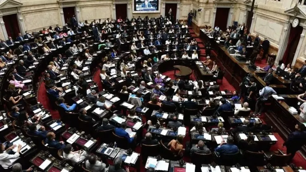 Después de casi doce horas la ley ómnibus pasó a cuarto intermedio