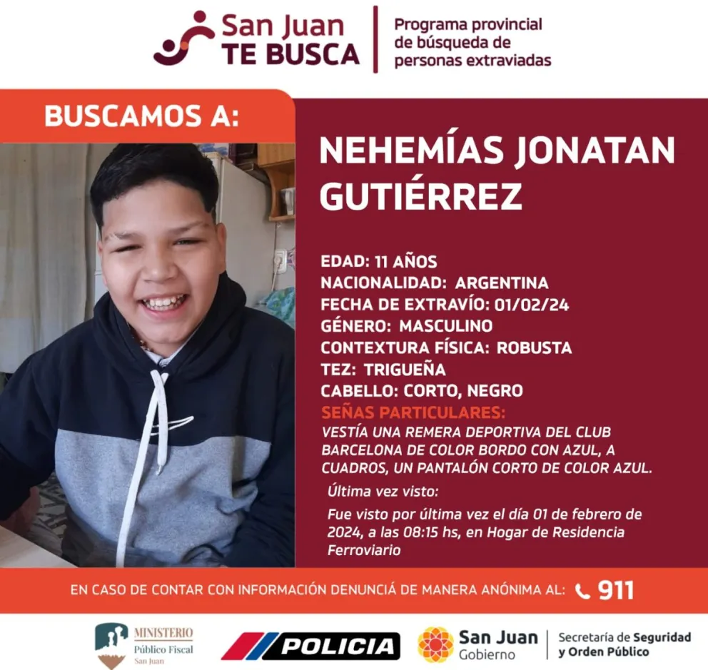 Buscan a un joven que lleva dos días desaparecido