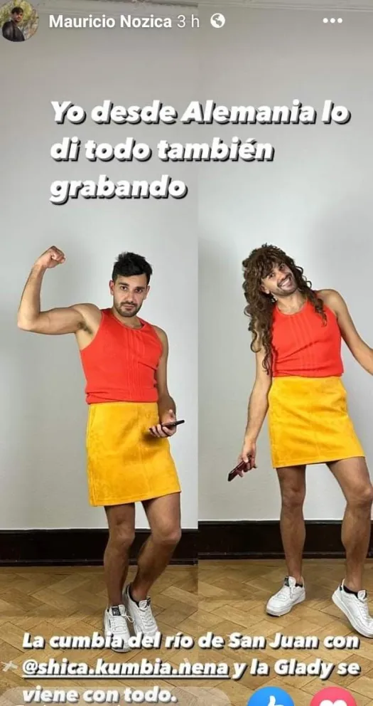 Un conocido influencer grabó un video clip en el Río San Juan 