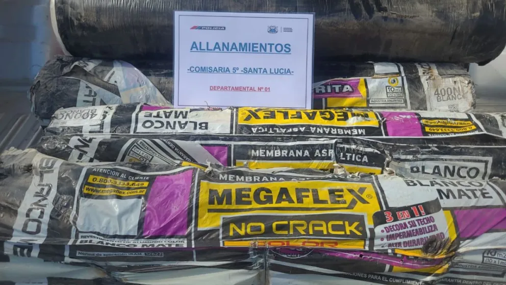 Ladrones robaron un millón de pesos en materiales de construcción y se fugaron 
