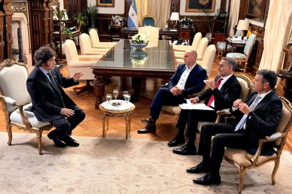 Milei confirmó que el ajuste en las provincias es innegociable para alcanzar el déficit cero 