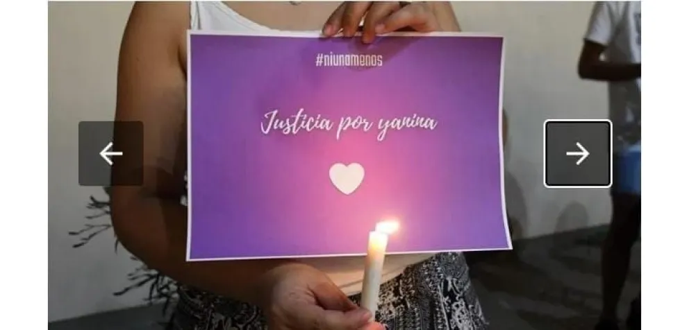 Femicidio de Yanina Pérez: familiares y amigos de la víctima marcharon exigiendo justicia