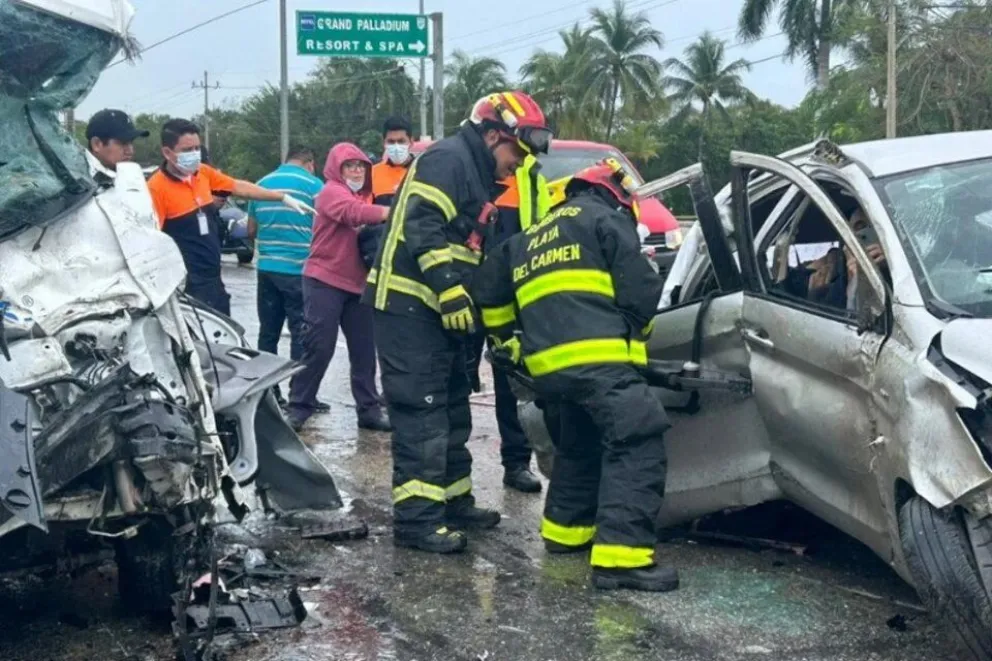 Tragedia en Playa del Carmen: cinco argentinos murieron en un accidente de tránsito