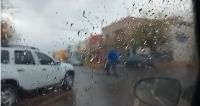Jáchal: llegó la lluvia al departamento del norte