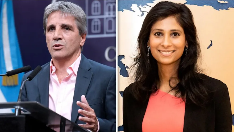 El ministro de Economía y la representante del FMI analizaron el avance del plan financiero argentino