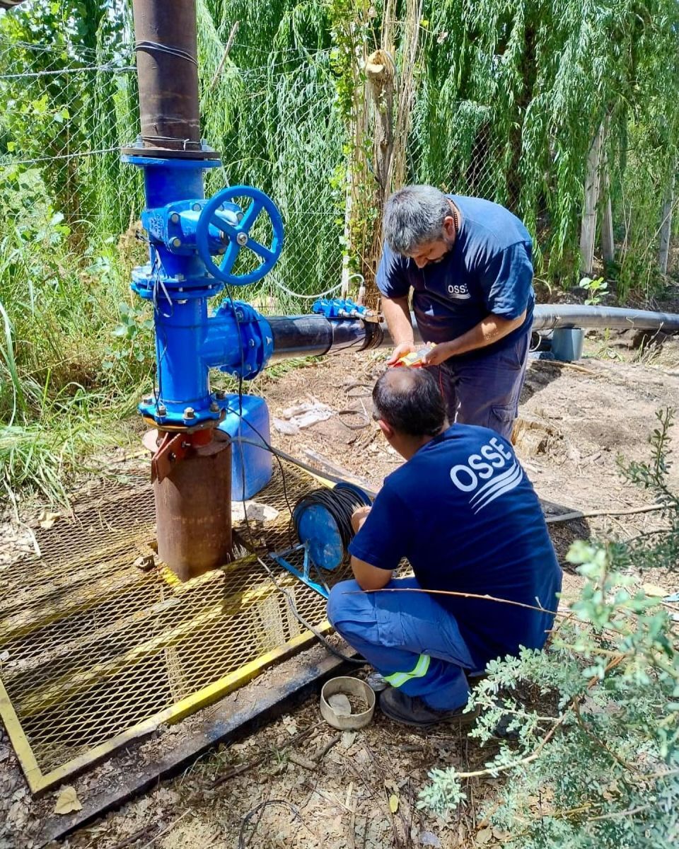 OSSE reforzó las tareas para solucionar el servicio de agua en Calingasta 