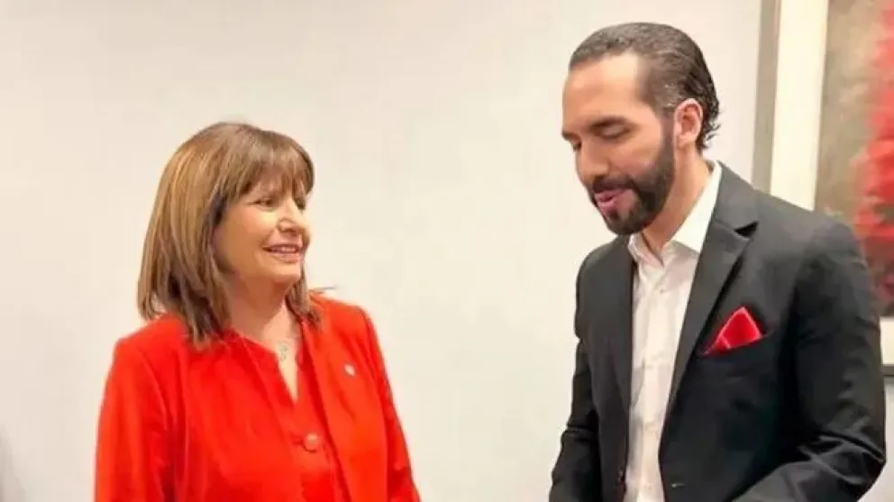 Bullrich al presidente de El Salvador: "Queremos seguir el modelo de ustedes"