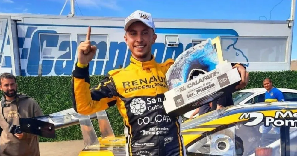 Tobías Martínez ganó la primera fecha del año pasado en el Turismo Carretera en el Calafate cuando corría en el Torino Nueva Generación.