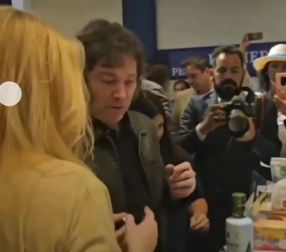 Javier Milei, maravillado con el dulce de membrillo sanjuanino