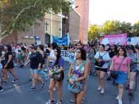 Mujeres sanjuaninas marcharon contra la violencia machista y el ajuste económico