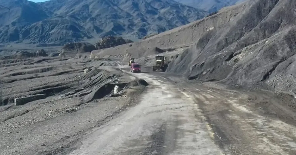 Derrumbe en la Ruta 150, deja el tramo Jáchal-Rodeo intransitable