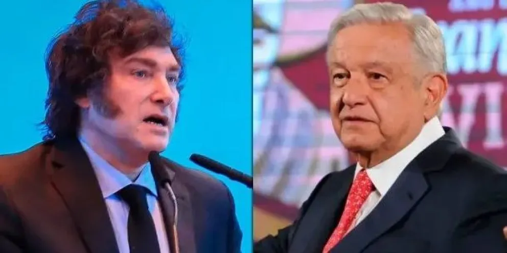 El presidente de México le respondió a Milei: "No comprendo cómo los argentinos votaron a alguien que desprecia al pueblo" 