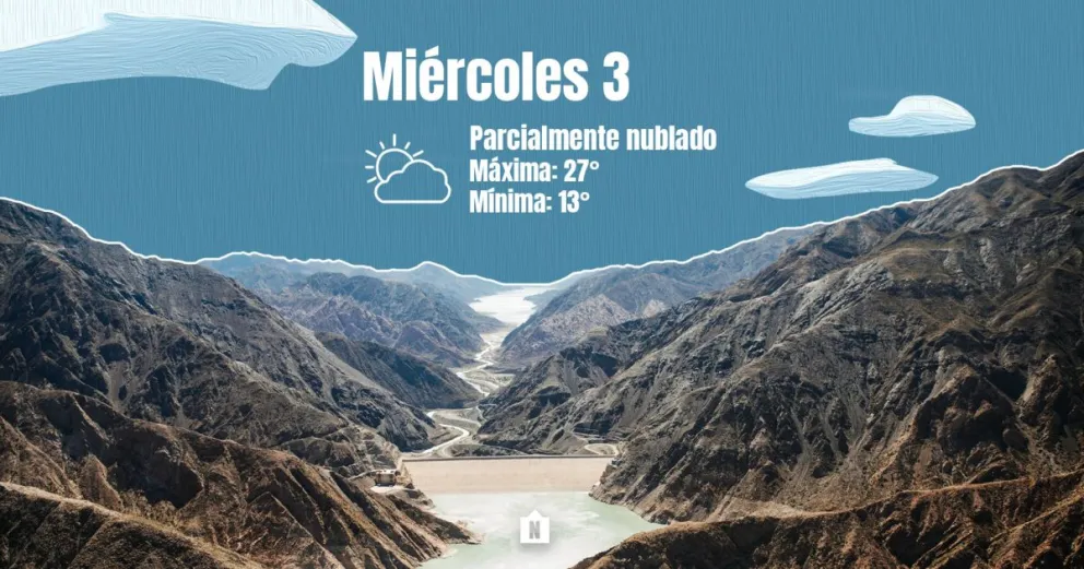 Miércoles agradable, con algunas nubes y viento