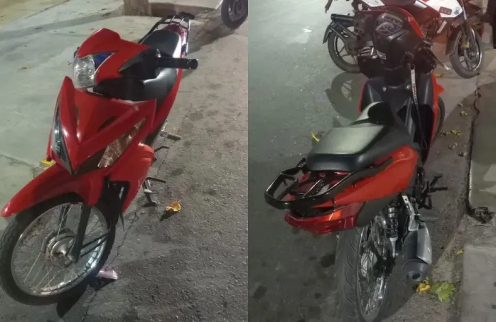 Una mujer conducía una moto con pedido de secuestro y fue atrapada por la Policía