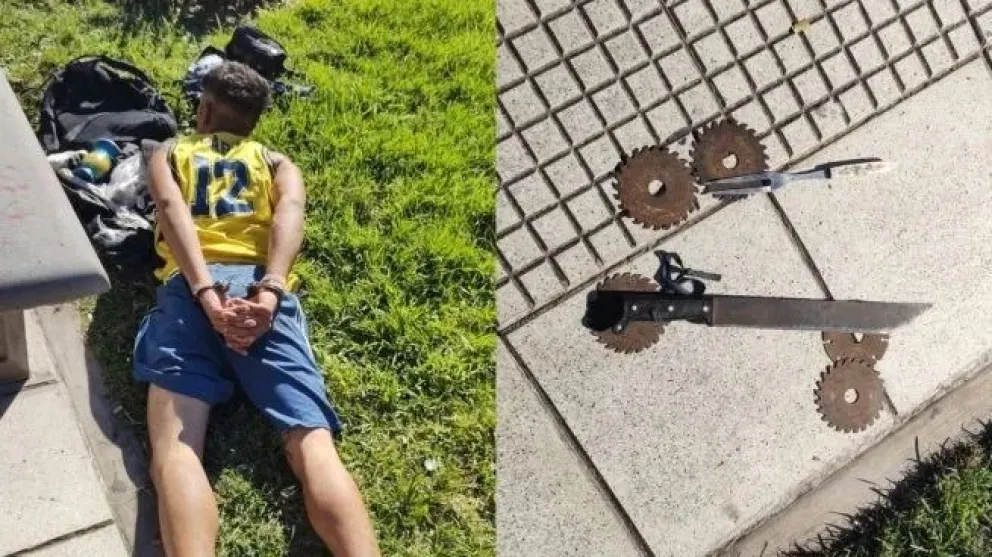 Un hombre entró a la Casa Rosada y quiso matar al presidente con un machete