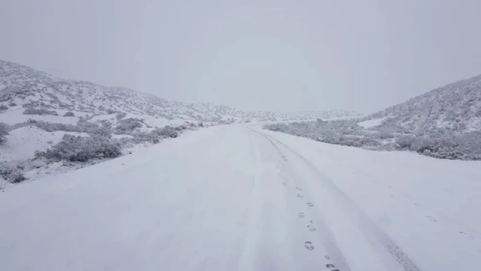 Continúa la alerta por nevada en San Juan