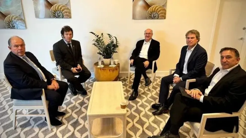 El presidente se reunió con el titular del Banco Mundial en su gira por EEUU 