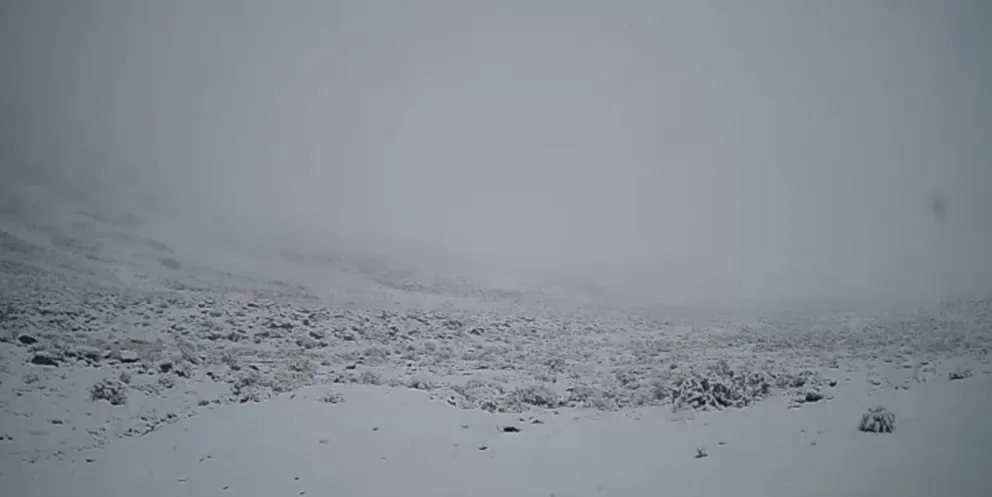 En el día más frío, el SMN anuncia nevadas para parte de San Juan 
