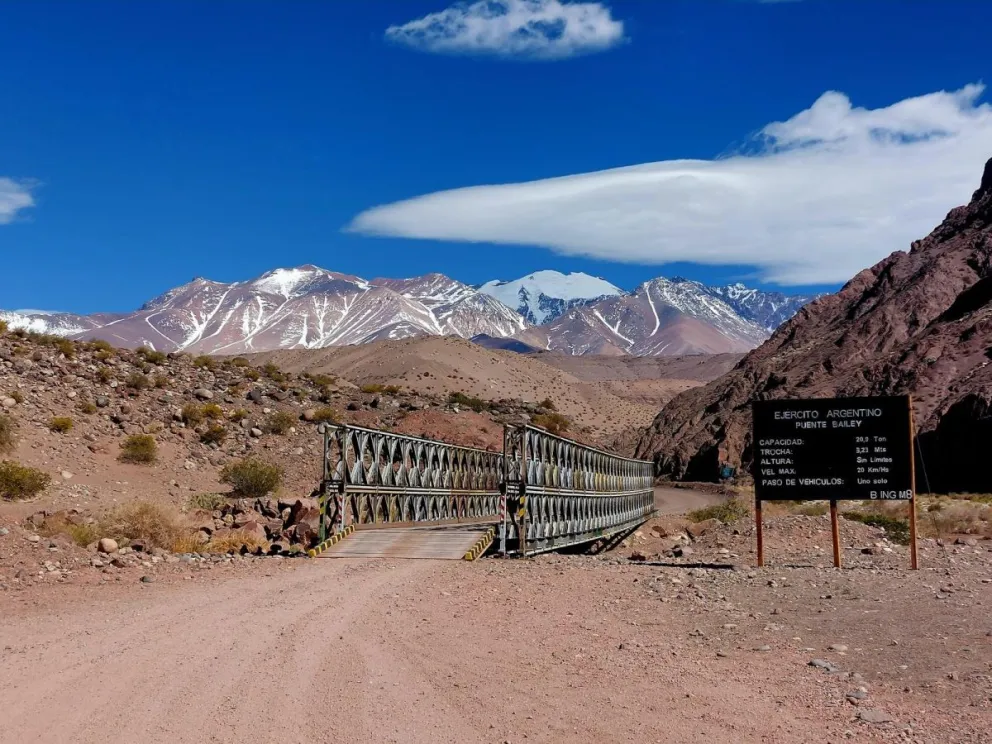 Pachón busca construir un puente nuevo en un lugar clave de Barreal