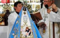 Bordaron la figura de Javier Milei en el manto de la Virgen del Valle y estalló la polémica