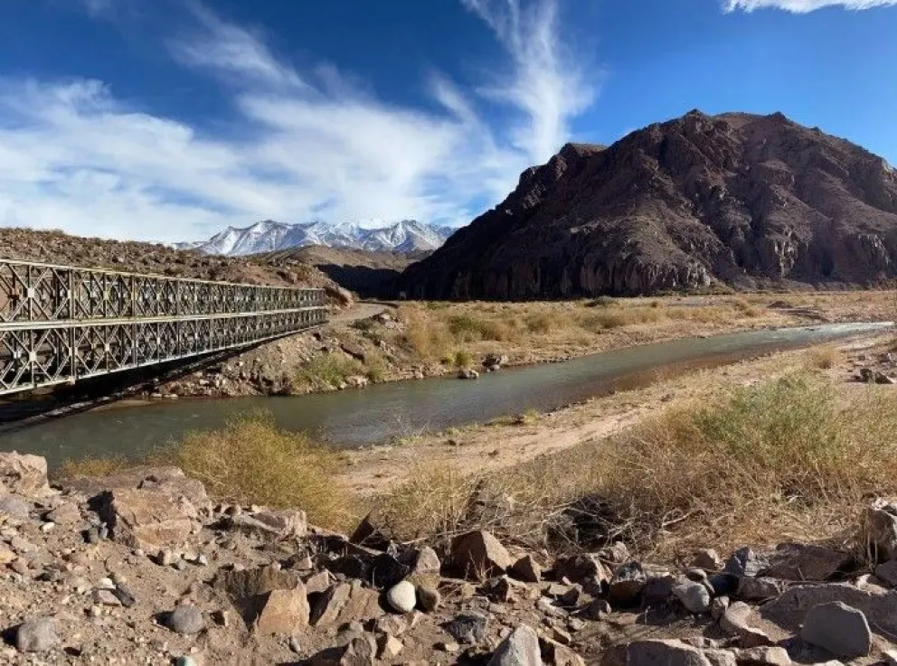 Por el puente que Glencore hará en Barreal, contratarán a 45 personas durante un año de construcción