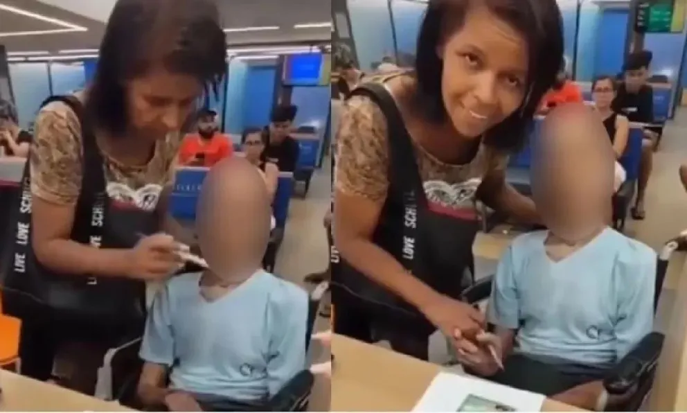 Una mujer llevó el cadáver de su tío al banco para retirar dinero y la detuvieron