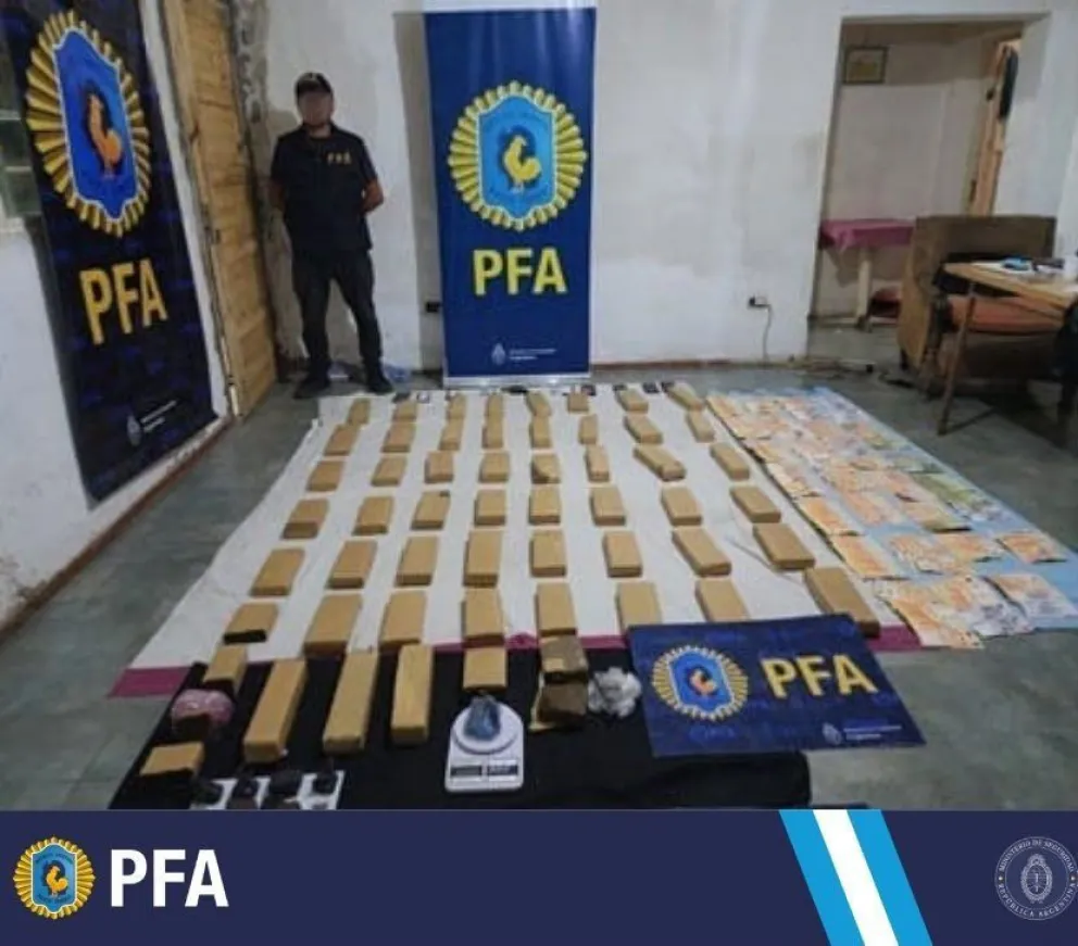 La Policía Federal desbarató una banda narco en Chimbas y detuvo a 5 personas 