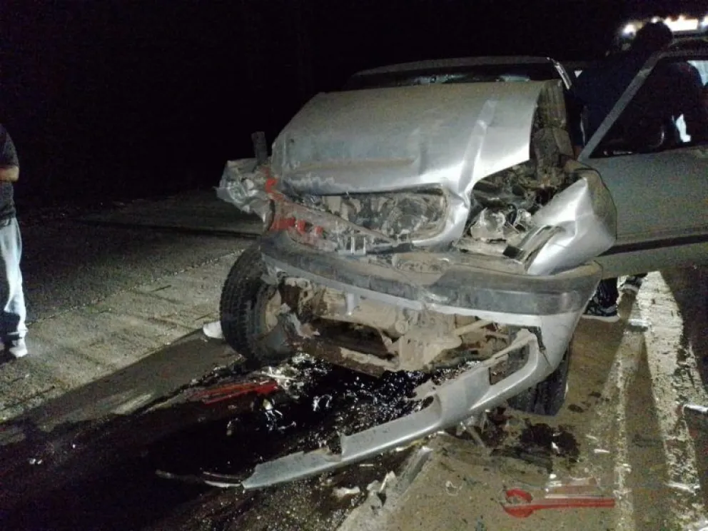 Choque frontal y muerte en Valle Fértil 
