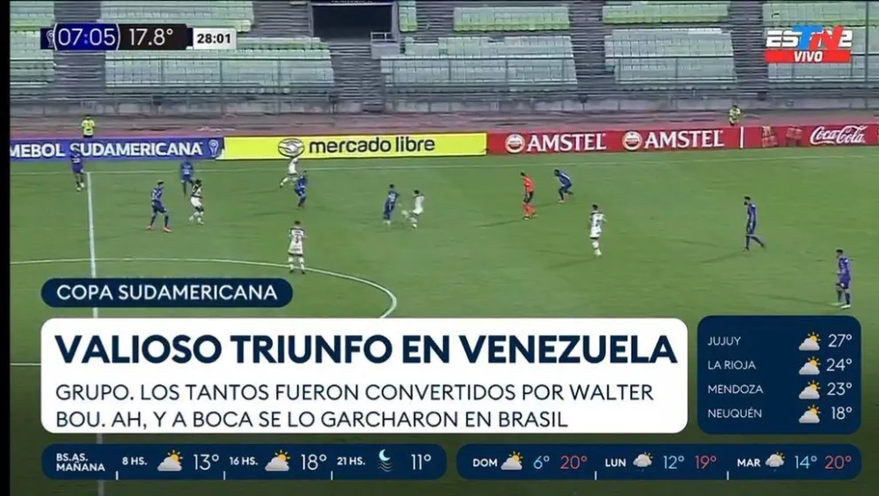 El insólito momento que se vivió en vivo en TN por el resultado de Boca