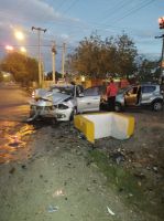 Tres menores iban en un remis y chocaron con un auto en Pocito