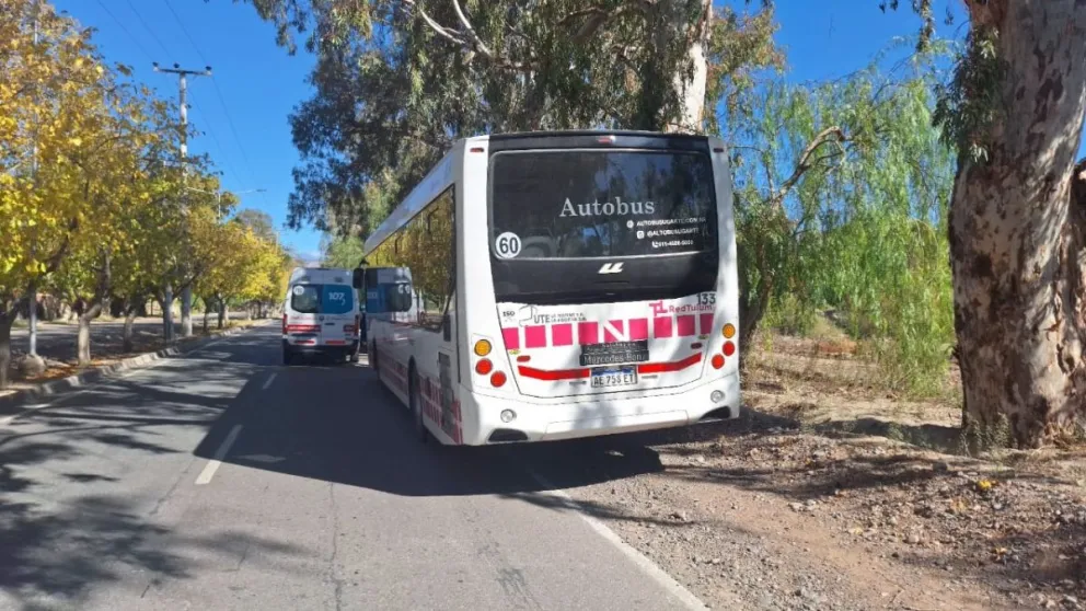 Una anciana fue atropellada al bajar del colectivo y terminó en el hospital