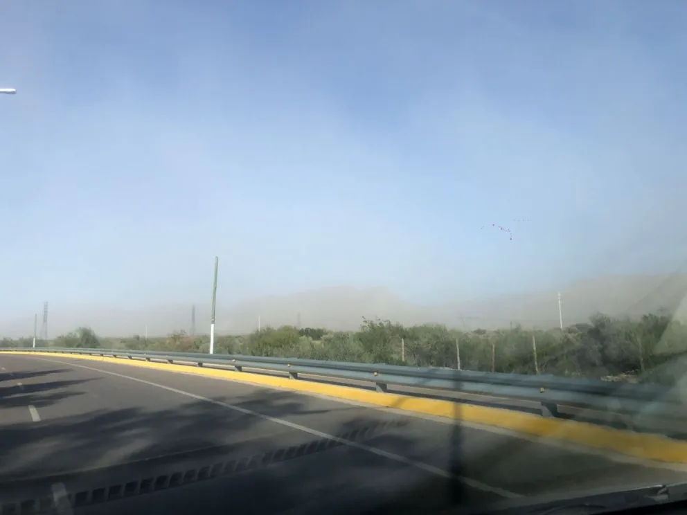 Luego del alerta, llegó el viento Zonda a San Juan