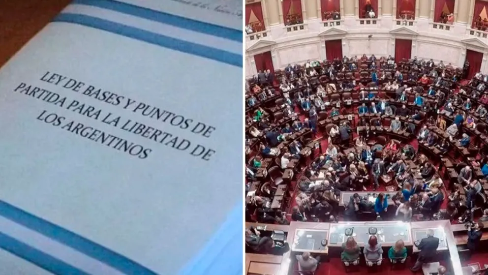 Qué es la Ley Bases que se está tratando en Diputados y cuáles son los principales puntos