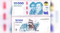 Ya circula el billete de 10 mil pesos en el país, pero todavía no llega a San Juan