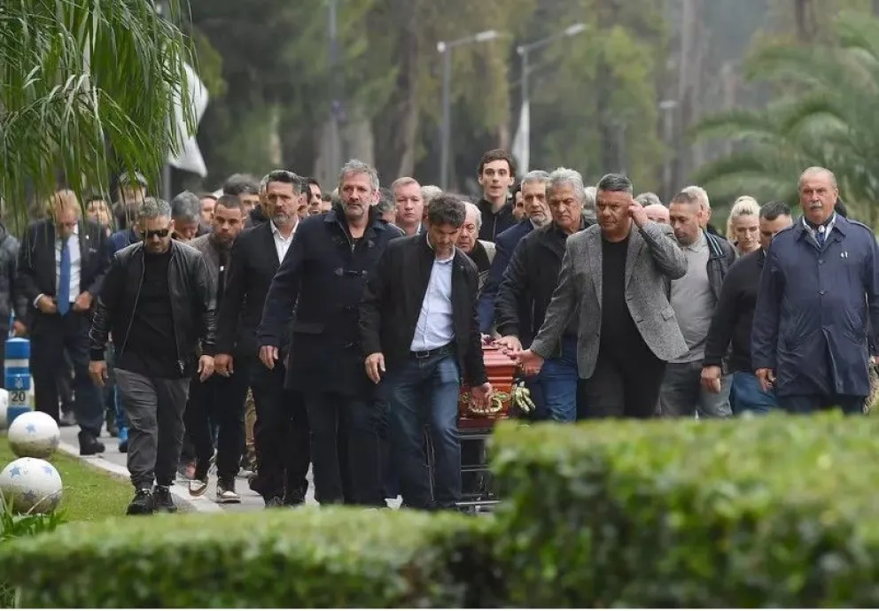 La emoción del hijo de Menotti y un agradecimiento especial para 'Chiqui' Tapia