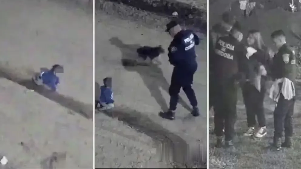 Encontraron a un bebé gateando solo en la calle y en plena madrugada 