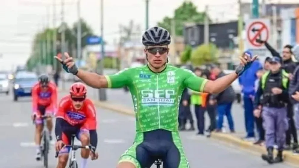 Foto archivo de Leonardo Cobarrubia, ciclista del SEP.