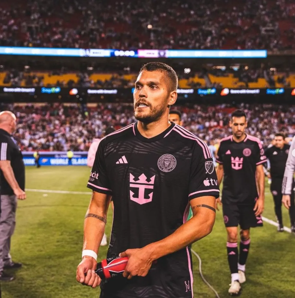 El apoyo de Busquets y varios compañeros del Inter Miami para el sanjuanino Freire, tras romperse los ligamento de su rodilla derecha